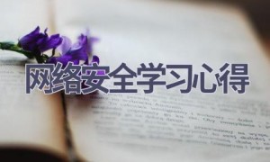 网络安全学习心得(12篇范文）