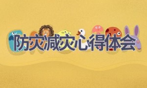 防灾减灾心得体会(15篇范文）