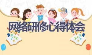 网络研修心得体会(17篇范文）