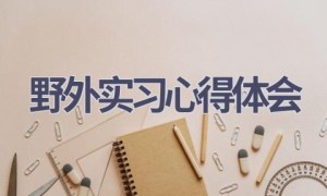 野外实习心得体会(11篇范文）