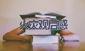 火灾观后感(15篇范文）