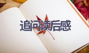 追问读后感(9篇范文）