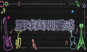 足球赛观后感(13篇范文）