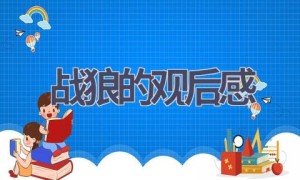 战狼的观后感(19篇范文）