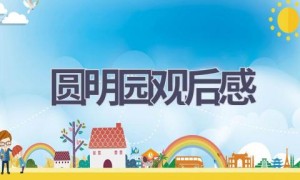 圆明园观后感(12篇范文）