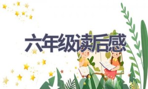 六年级读后感(9篇范文）