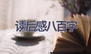 读后感八百字(10篇范文）