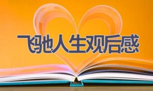 飞驰人生观后感(19篇范文）
