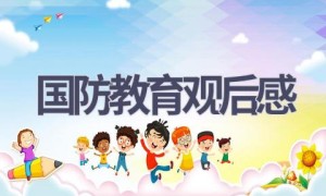 国防教育观后感(13篇范文）