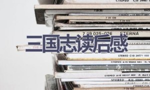 三国志读后感(9篇范文）