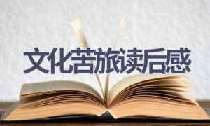 文化苦旅读后感(15篇范文）