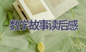 数学故事读后感(12篇范文）