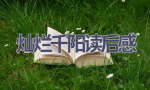 灿烂千阳读后感(15篇范文）