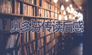 贝多芬传读后感(16篇范文）