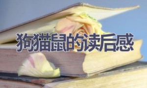 狗猫鼠的读后感(13篇范文）