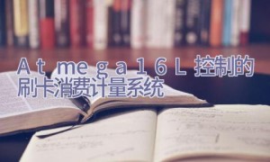 Atmega16L控制的刷卡消费计量系统