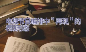 电视节目编排中＂再现＂的表现形态