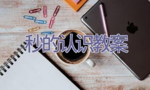 秒的认识教案