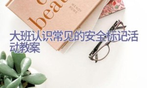 大班认识常见的安全标记活动教案