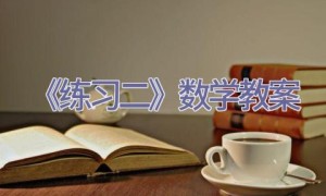 《练习二》数学教案