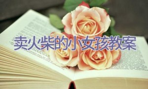 卖火柴的小女孩教案