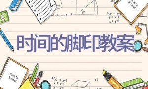 时间的脚印教案