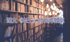 课文《老王》的优秀教案