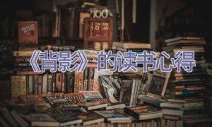 《背影》的读书心得