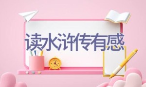 读水浒传有感