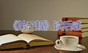 《弟子规》读后感