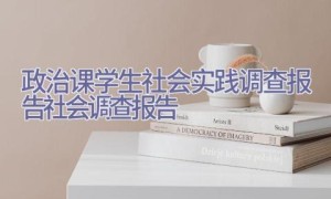 政治课学生社会实践调查报告-社会调查报告