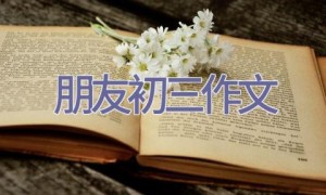 朋友初三作文