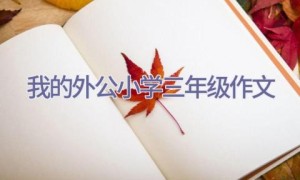 我的外公小学三年级作文
