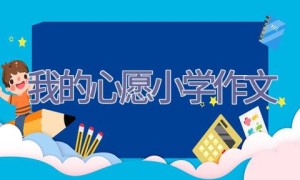 我的心愿小学作文