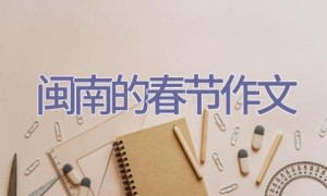 闽南的春节作文