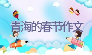 青海的春节作文