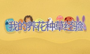 我的养花种草经验