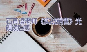 石真语老师《实战销售》光碟读后感
