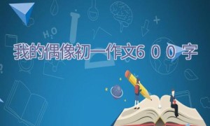 我的偶像初一作文600字