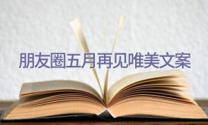 朋友圈五月再见唯美文案