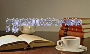 2022年精选优美文艺句子集锦80条