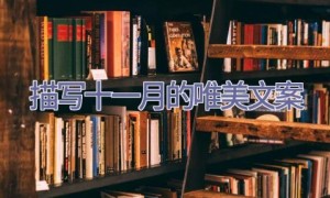 描写十一月的唯美文案