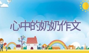 心中的奶奶作文
