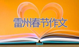 雷州春节作文