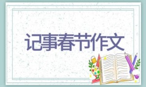 记事春节作文