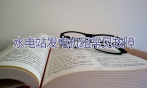 水电站发电机组常见故障
