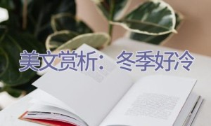 美文赏析：冬季好冷