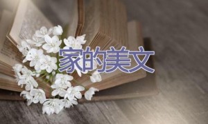 家的美文