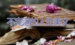 不完满的人生美文