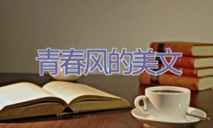 青春风的美文